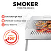ICECO Charcoal Grill Accessories Portable BBQ Stainless Steel Folded - Silver New