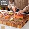 SHUMARU End-Grain Wood Cutting Board Butcher Block 24x18x2.2" B0CT3Y45DF New