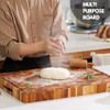 SHUMARU End-Grain Wood Cutting Board Butcher Block 24x18x2.2" B0CT3Y45DF New
