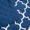 LINNUO HOURSE Home Blue King Size Quilt Sets 5 Pieces H61A-B0CJRGGLPL - Blue New