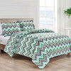 BIBB HOME 1800 SERIES EGYPTIAN LUXURY 3PC DUVET COVER SET SIZE KING - DARCY