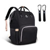 Hafmall Diaper Bag Backpack Multifunctional Stroller Hooks - Black New