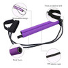 GoMi Portable Pilates Bar with Resistance Band Yoga Pilates Stick-B0881RFR13 New