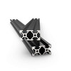 FEYRINX 2PCS 2040 Aluminum Extrusion Profile 3D Printer 450mm - Black New