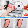 AKG Electric Food Slicer, Precision 7.5” ceramic Stainless Steel B08L8SCHZD New