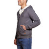 Weatherproof Vintage Men's Fleece Lined Zip Up Hoodie (Gray, Medium) New