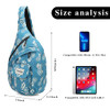 Crossbody Sling Backpack Sling Bag Travel Hiking Chest Bag Daypack Patterned New