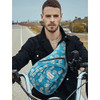Crossbody Sling Backpack Sling Bag Travel Hiking Chest Bag Daypack Patterned New