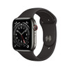 APPLE WATCH SERIES 6 GPS CELL 44MM GRAPHITE STAINLESS STEEL CASE BLACK BAND