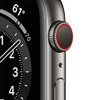 APPLE WATCH SERIES 6 GPS CELL 44MM GRAPHITE STAINLESS STEEL CASE BLACK BAND