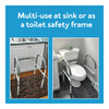 Carex Adjustable and Detachable Toilet Safety Frame with Handles New