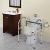 Carex Adjustable and Detachable Toilet Safety Frame with Handles New