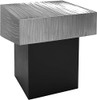 Meridian Furniture 255-ET Palladium Collection Modern Textured Top End Table