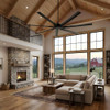 84 Inch Industrial Ceiling Fans Large Outdoor Fans for Patios No Light - Black New