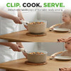 NUTRICHEF 18-PIECE CERAMIC COOKWARE SET NCCS18DTHCR - CREAM