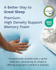 Viscosoft 3 Inch Memory Foam Mattress Topper Short Queen B08LNKFTWR - NEW New
