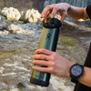 HYDRO FLASK 32 OZ LIGHTWEIGHT TRAIL HIKING WATER BOTTLE - OBSIDIAN New