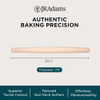 J.K. Adams French Tapered Rolling Pin Wooden Baking Dowel 20.5" x 1.75" New
