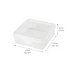 IRIS USA CLEAR CASES |MADE IN USA| PLASTIC BOX ORGANIZERS (18-PACK)- SMALL