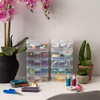 IRIS USA CLEAR CASES |MADE IN USA| PLASTIC BOX ORGANIZERS (18-PACK)- SMALL