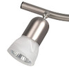 3 Light Track Lighting Wall or Ceiling Light Fixture Adjustable Brushed Nickel New