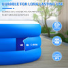 OLYMSOLD Inflatable Swimming Pool Large Blow up 150 x 72 x 22 inch - Blue New