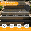 KOOTETA OUTDOOR STAIR TREADS NON-SLIP 30"x6" 8-PACK GRIP TAPE - BLACK