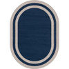 CAMILSON Modern Area Rug 5x7 Easy-Cleaning Non-Shedding Color (5 x 7 Navy Blue) New