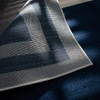CAMILSON Modern Area Rug 5x7 Easy-Cleaning Non-Shedding Color (5 x 7 Navy Blue) New