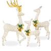 3 Piece Christmas Lighted Reindeer Decorations B0B79LM8RP New