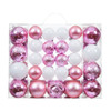 87-Pack Christmas Ball Ornaments Set Tree Decorations B0CCCG4BHT - Pink/White New