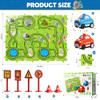 Beby Buty 48PCS Puzzle Race Track Car Set Toddlers Kids Boys Toddler Toys