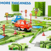 Beby Buty 48PCS Puzzle Race Track Car Set Toddlers Kids Boys Toddler Toys