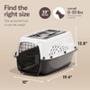Petmate Two Door Plastic Pet Kennel Small Dogs and Cats 19in, 21225 - White New