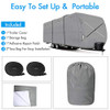 XGEAR Thick 6-Ply Top 24'-27'Travel Trailer RV Cover Windproof Ripstop New