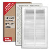 Fits 14x20 Duct Opening, Filter Included Steel Return Air Open HNDRAFG1WH14X20 New