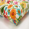 B07BG5XDQ9 Pillow Perfect Bright Floral Indoor/Outdoor Tufted Wicker - 2 Count