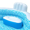 Members Mark Elegant Family Pool 10 Feet Long 2 Inflatable Seats Backrests - New New