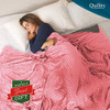 Quility Weighted Blanket for Adults 15LB King Size Heavy Blanket - 86"x92", Pink New