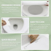 DAYAO Premium Elongated Toilet Seat with Cover Quiet Close B0CZXJGXRY -White New