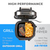 B08L1DDQK9 PowerXL Grill Air Fryer Combo - Silver New