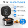 B08L1DDQK9 PowerXL Grill Air Fryer Combo - Silver New