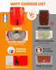Insulated Beverage Dispenser 8.5 Gallon Stainless Steel B0D9YB2LYT - Black
