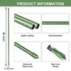 Tingyuan Garden Stakes 25 Pack Tomato Stakes Plant Sticks with 100 Ties (36") New