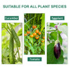 Tingyuan Garden Stakes 25 Pack Tomato Stakes Plant Sticks with 100 Ties (36") New