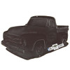 Ford Red Vintage Pick Up Truck Embossed Metal Wall Art Sign Classic Ford Truck New