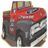 Ford Red Vintage Pick Up Truck Embossed Metal Wall Art Sign Classic Ford Truck New