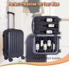 WodGod wine suitcase - SIZE: 22" - gray New