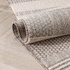 Well Woven Harlow Collection Briar Beige 2x7 Runner Rug - Clean, Easy Care New