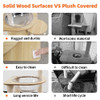 Sthdofrpaits Cat Tree, Modern Cat Tower for Indoor Cats - B0CCNRXFSB - Brown New